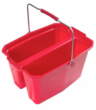 Laitner Brush Company Red Dual Bucket, 19 qt.