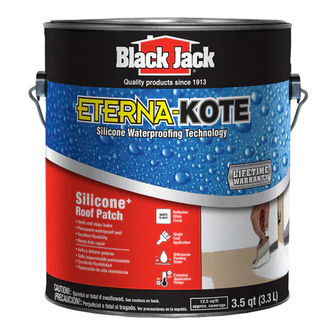 Black Jack®  Eterna-Kote® Silicone Roof Patch 1 Gallon