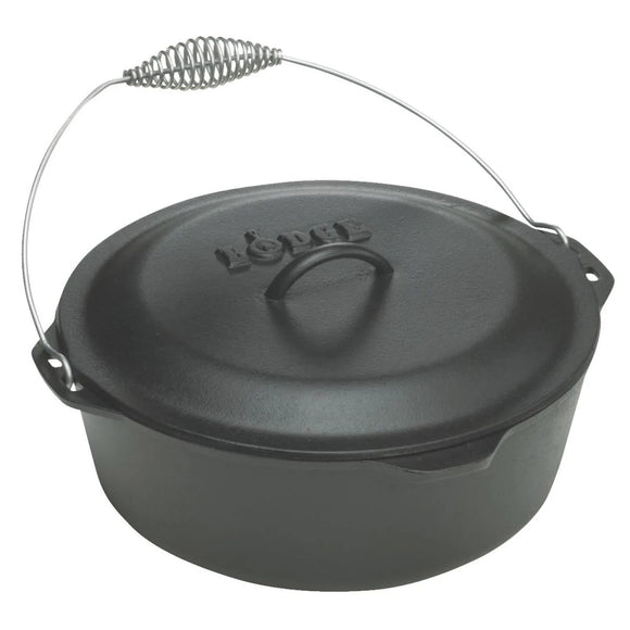 Lodge 9 Qt. Dutch Oven With Iron Cover