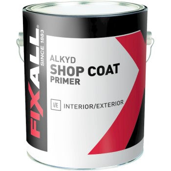 FixAll Shop Coat Primer Gray - 1 Gallon (1 Gallon, Clear)