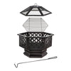 Plow & Hearth Hexagon Wood-Burning Fire Pit