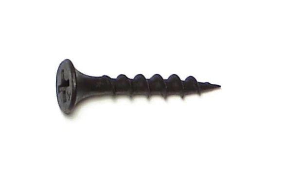 Midwest Fastener Black Phosphate Steel Coarse Thread Phillips Bugle Head Drywall Screws (#6 x 1-1/8