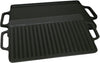 Metal King Two-sided Pre-Seasoned Cast Iron Griddle