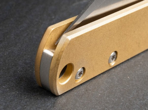 Boker Zenshin 42 Brass Pocket Knives
