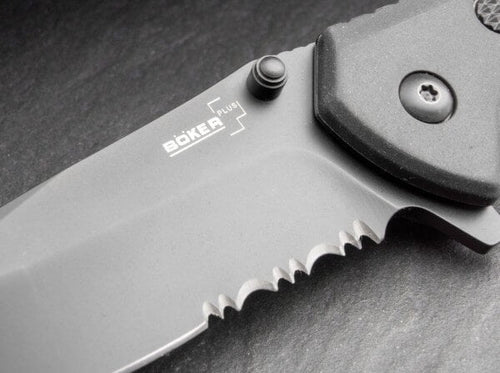 Boker Gemini NGA Assisted BK Serrated Pocket Knives