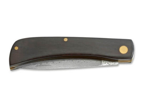 Boker Ebony Rangebuster Damascus Pocket Knives