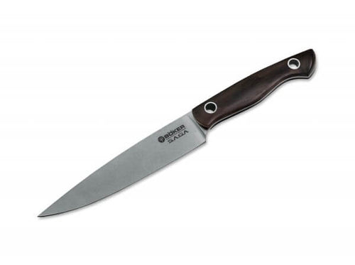 Boker Saga Utility Knife Grenadill