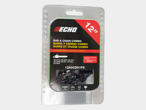 Echo 12 in. Bar & Chain Combo Pack