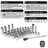 GreatNeck HC82U 82 Piece Multi-Drive Mechanic's Tool Set - SAE & Metric
