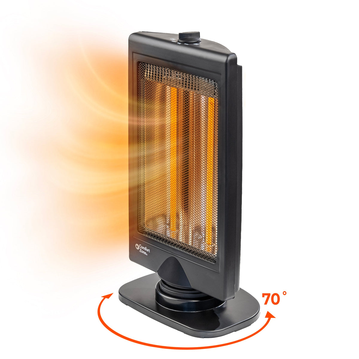 Comfort Zone Oscillating Electric Halogen Radiant Heater - Shelby, NC ...
