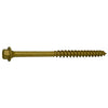 Monster Fastener Hex Head Tan Timber SaberDrive Platinum Screws Bulk Box