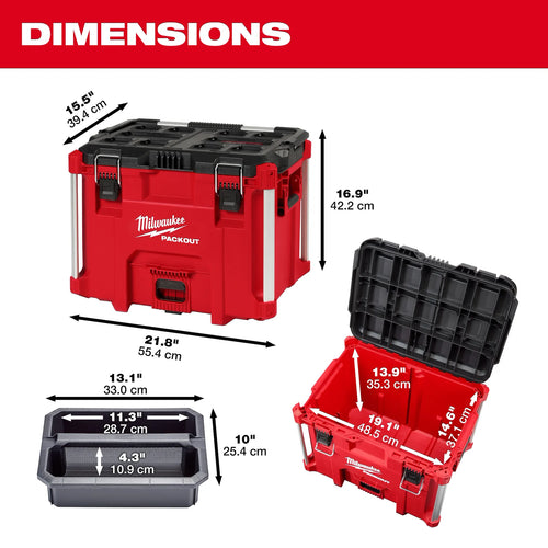 Milwaukee 48-22-8423 PACKOUT™ XL Tool Box