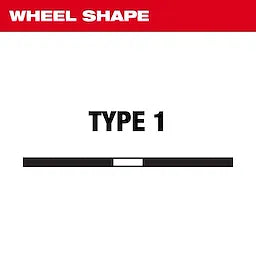Milwaukee 7 x 1/8 x 5/8 DKO Masonry Cut Off Wheel Type 1