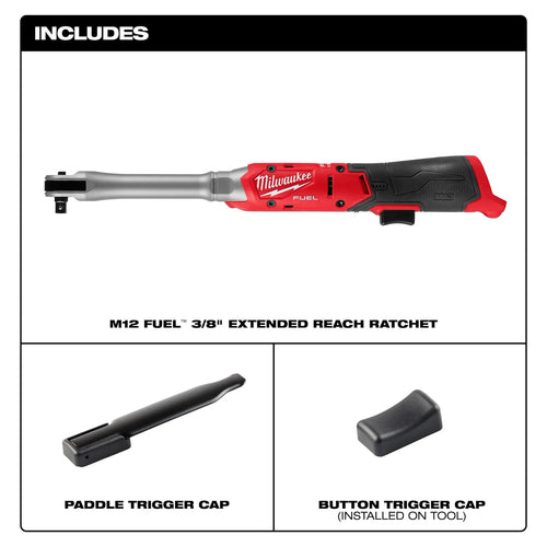 Milwaukee M12 FUEL™ 3/8 Extended Reach Ratchet 3059-20