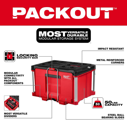 Milwaukee PACKOUT™ Single Drawer Tool Box