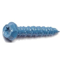 Masonry Screw, 3/16 x 1-1/4-In. Star Hex Head, 100-Pk.