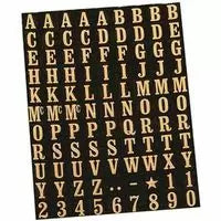 Hy-Ko 3/8in Mylar Numbers And Letters 99/Pack (MM-1)
