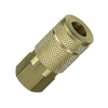 Tru-flate 1/4 T Design x 1/4 FNPT Brass Coupler