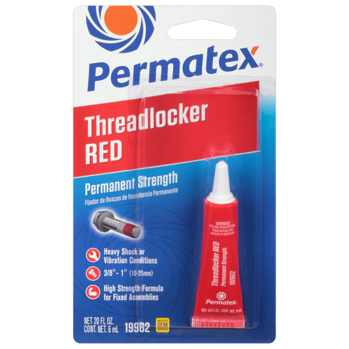 Permatex Permanent-Strength Red Threadlocker 6 ml