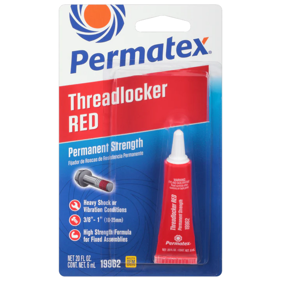 Permatex Permanent-Strength Red Threadlocker 6 ml