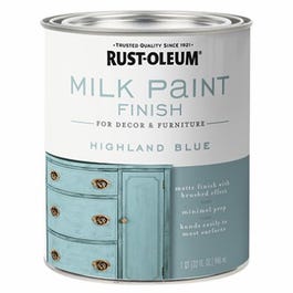 Milk Paint Finish, Highland Blue, 30-oz.