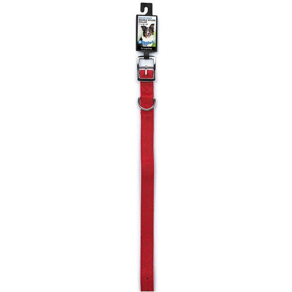 Boss Petedge  Digger's 1 in. Double Nylon Collar 18 in. Red (1