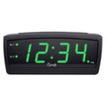 La Crosse Technology 0.9 inch Green LED Alarm Clock