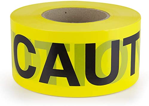 Intertape Polymer Group 600CC 300 Barricade Ribbon, Caution