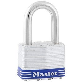 2-In. Keyed Laminated Steel Padlock, 4-Pins, 1.5-In. Long Shackle