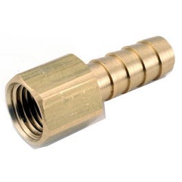 Pipe Fitting, Barb Insert, Lead-Free Brass, 1/2 Hose ID x 3/8-In. FPT