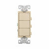 Eaton Cooper Wiring Commercial Grade Combination Switch 15A, 120/277V Ivory (Ivory, 120/277V)