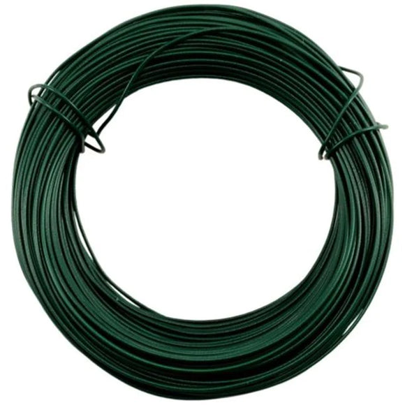 Midwest Fastener Green Floral Wire 24 gauge x 100'