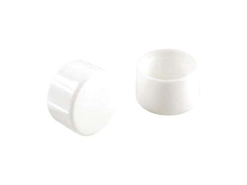 Shepherd Hardware Leg Tips 3/4-Inch Plastic Leg Chair Caps, 4-Pack, White