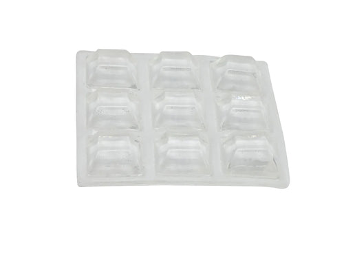 Shepherd Hardware 1/2-Inch SurfaceGard Clear Adhesive Bumper Pads, 9-Count