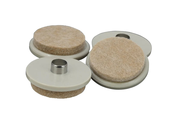 Shepherd Hardware 1-1/2-Inch Felt Nail On Furniture Pads, 4-Pack