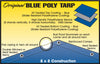 Dize Weathermaster® Original Blue Poly Tarp (Blue)