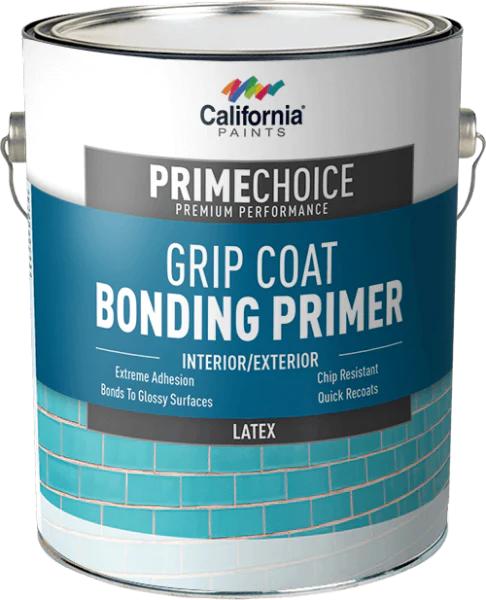 California Paints Grip Coat Bonding Primer Viscous Liquid, White 1 qt.