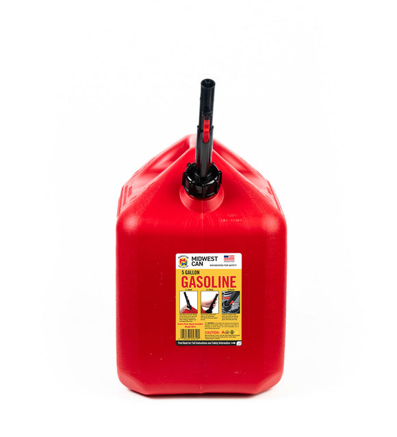 Midwest Can’s 5 Gallon Gasoline Can Red