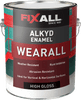 FixAll Wearall Alkyd Enamel High-Gloss Battleship Gray - 1 Gallon (1 Gallon, Battleship Gray)