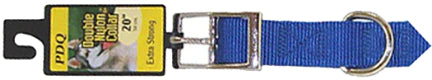 DBL NYLN COLLAR BLUE 1 X 22