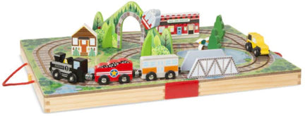 TAKE ALONG RAILROAD 17 PC SET