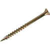 Grip-Rite #9 x 3 In. Flat Head Star Gold Construction Wood Screw (79 Ct., 1 Lb.)