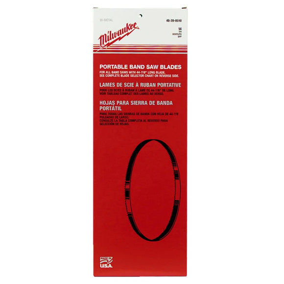 Milwaukee 44-7/8 In. x 1/2 In. 14 TPI Deep Cut Band Saw Blade