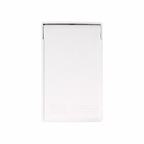 Eaton Cooper Wiring Non-metallic GFCI or Decorator Cover White, Vertical (White, Vertical)