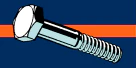 Midwest  Fastener Coarse Hex Bolts 1/4-20 x 2