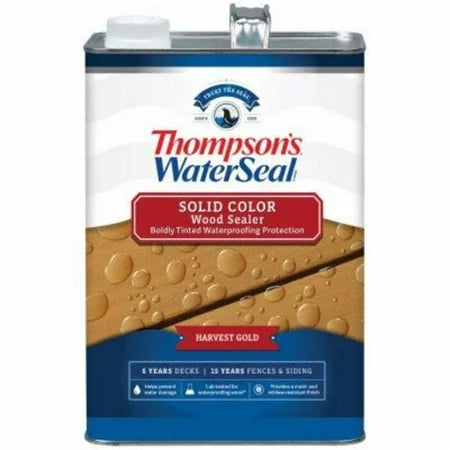 Thompson’s® WaterSeal® Solid Color Wood Sealer 1 Gallon Harvest Gold