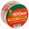 Duck® Brand HD Clear™ Heavy Duty Packing Tape - Clear, 12 pk, 1.88 in. x 54.6 yd. (1.88 x 54.6 yard, Clear)