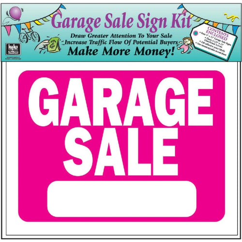 Hy-Ko Products Kit-2 Garage Sale Sign Kit KIT-2