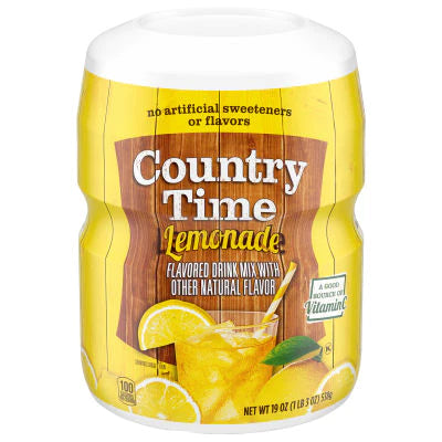 Country Time Lemonade Drink Mix, 19 oz Canister