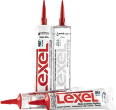 Sashco Lexel 5 Oz. Caulk Polymer Sealant, Clear